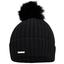 Rohnisch Pompom Beanie Golf Hat - Black - thumbnail image 1