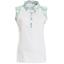 Green Lamb Piper Sleeveless Trim Polo - White / Green - thumbnail image 1