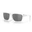 Oakley Sylas Sunglasses - Polished Clear w/Prizm Black Lens - thumbnail image 1