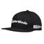 TaylorMade TM Tour Flat Bill Golf Cap - Black - thumbnail image 1