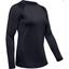 Under Armour Womens ColdGear Armour Long Sleeve - Black - thumbnail image 1