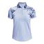 Under Armour Womens Iso-Chill Short Sleeve Golf Polo Shirt - Blue - thumbnail image 1