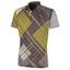 Galvin Green Mitchell Ventil8 Plus Golf Polo Shirt - Black/Yellow - thumbnail image 1
