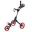 Cube Golf Push Trolley - Charcoal/Red + FREE Gift Pack - thumbnail image 1