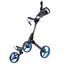 Cube Golf Push Trolley - Charcoal/Blue + FREE Gift Pack - thumbnail image 1