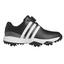 adidas Tour360 24 BOA Junior Golf Shoes - Black/White/Iron - thumbnail image 1