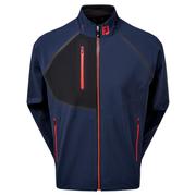 FootJoy HydroTour Waterproof Golf Jacket - Navy/Black/Red