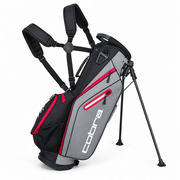 Cobra Signature Golf Stand Bag - Grey/Red/Black
