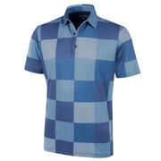 Galvin Green Mac Ventil8 Golf Polo Shirt - Navy/Bluebell