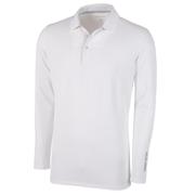 Galvin Green Marwin Long Sleeve Golf Polo Shirt - White