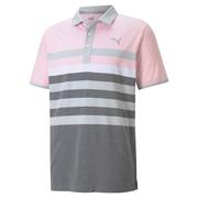 Puma Mattr One Way Golf Polo Shirt - Pink Lady