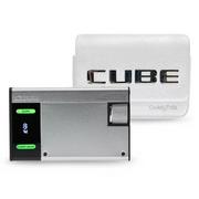 CaddyTalk Cube Golf Laser Rangefinder - White Case