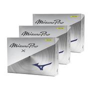 Mizuno Pro X Golf Balls Yellow - 3 For 2 Offer
