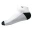 FootJoy ProDry Sport Golf Socks - 2 Pairs - White with Blue & Grey - thumbnail image 2