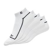 FootJoy ProDry Women's Sportlet Golf Socks 2-Pair Pack - White