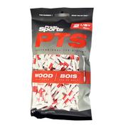 Pride Professional 120 Wooden Golf Tee Pack 54mm - Red