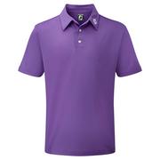 FootJoy Stretch Solid Pique Shirt - Purple