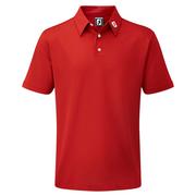 FootJoy Stretch Solid Pique Shirt - Red