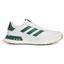 adidas S2G SL 24 Leather Golf Shoes - White/Green - thumbnail image 1