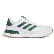 adidas S2G SL 24 Leather Golf Shoes - White/Green