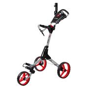 Cube Golf Push Trolley -Silver/Red