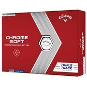 Callaway Chrome Soft Triple Track Golf Balls - White
