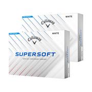 Callaway Supersoft Golf Balls - White - Double Dozen