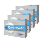 TaylorMade Tour Response Stripe Golf Balls - White/Blue (4 For 3)