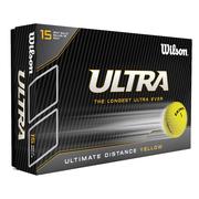 Wilson Ultra Golf Balls 2023 - Yellow