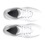 Under Armour UA Drive Fade Wide Golf Shoes - White/White/Metallic Silver - thumbnail image 5