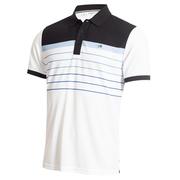 Calvin Klein Flint Golf Polo Shirt - White/Black 