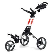 Wishbone Cube Three Golf Push Trolley - White/Red