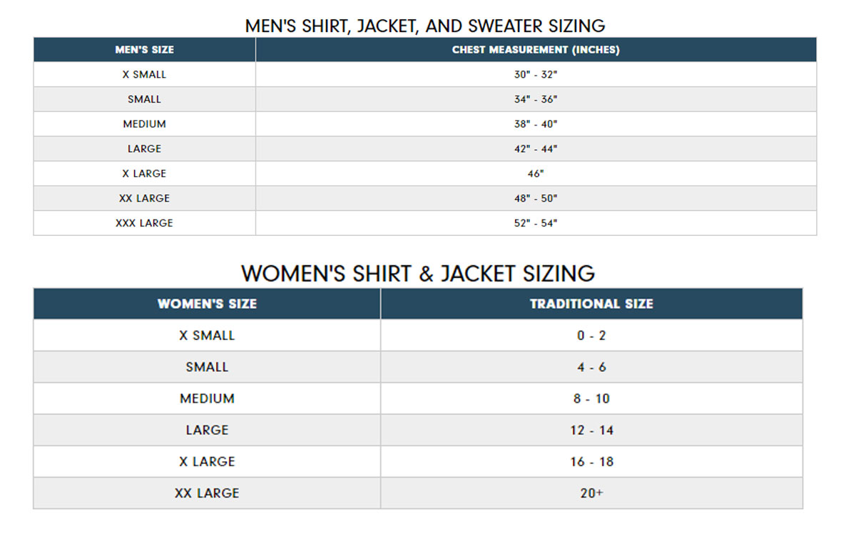 Size Chart for FootJoy HydroKnit Waterproof Golf Trousers