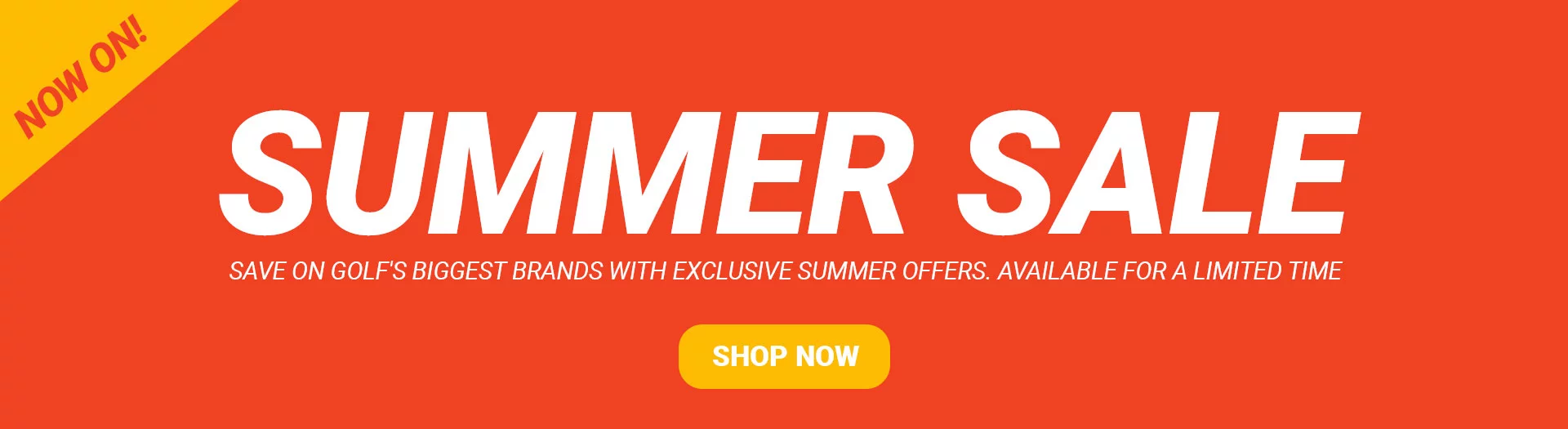 Summer Golf Sale