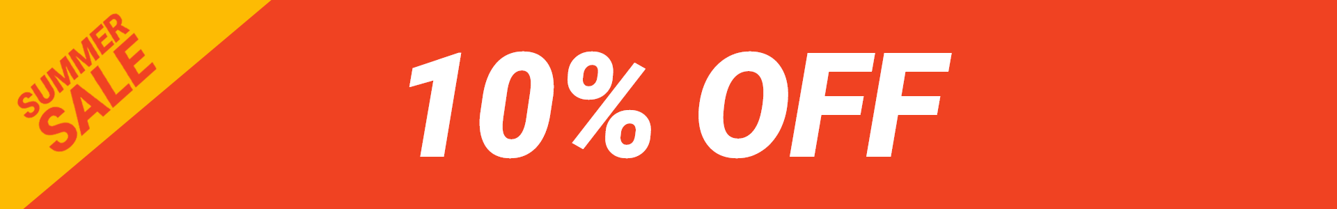 Summer Sale: 10% Off Clothing & Shoes