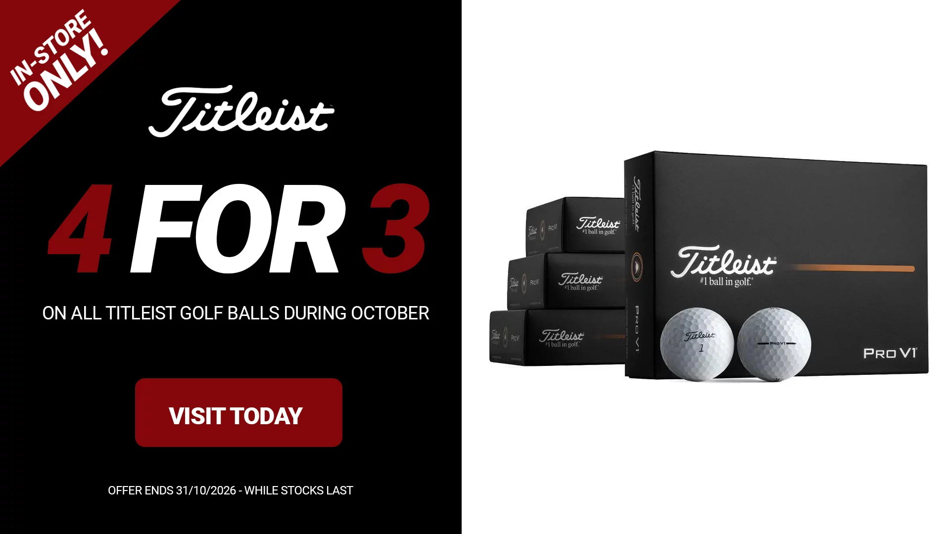 Titliest Month - 4 For 3 on Balls