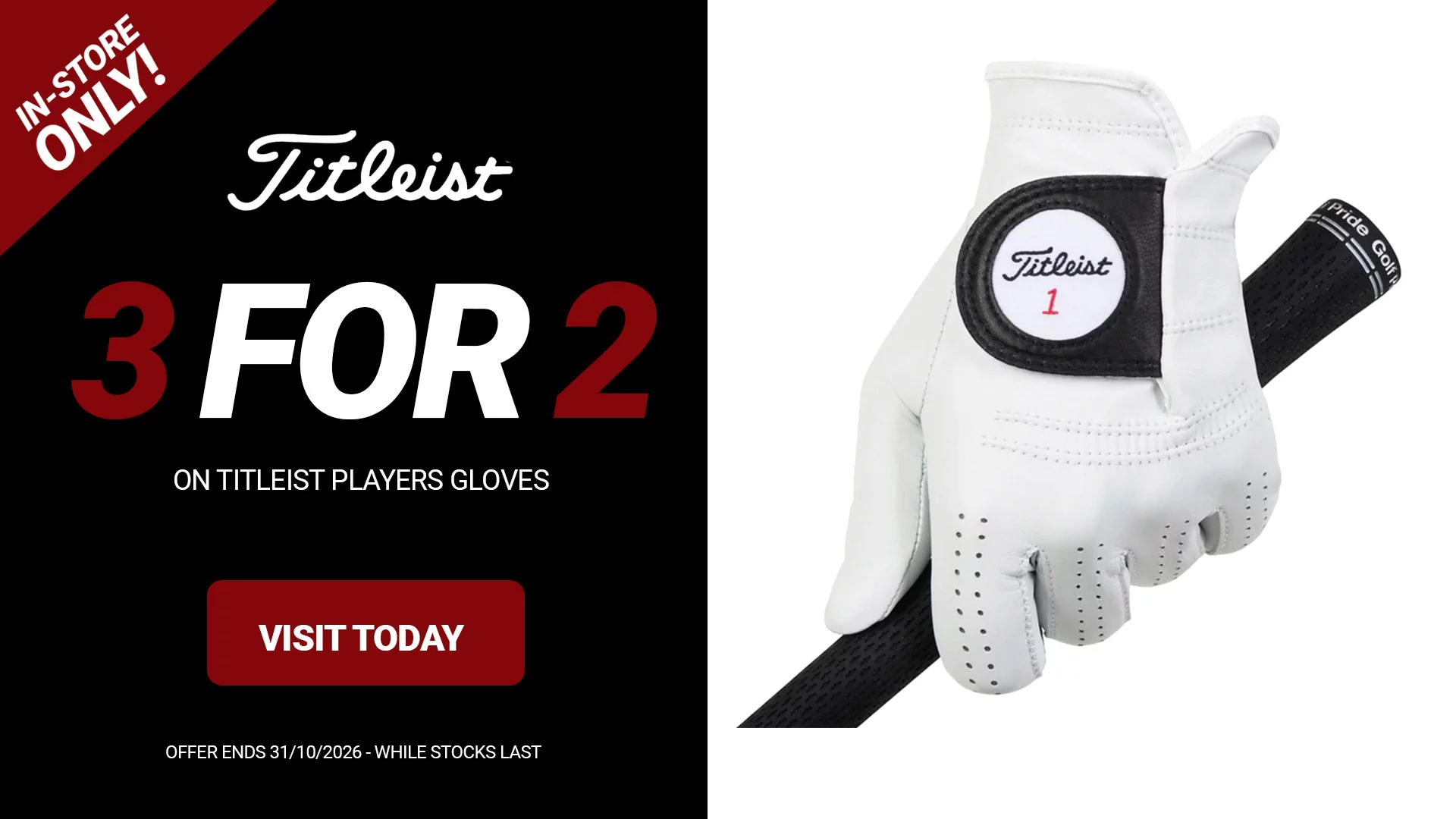 Titliest Month - 3 For 2 Players Gloves