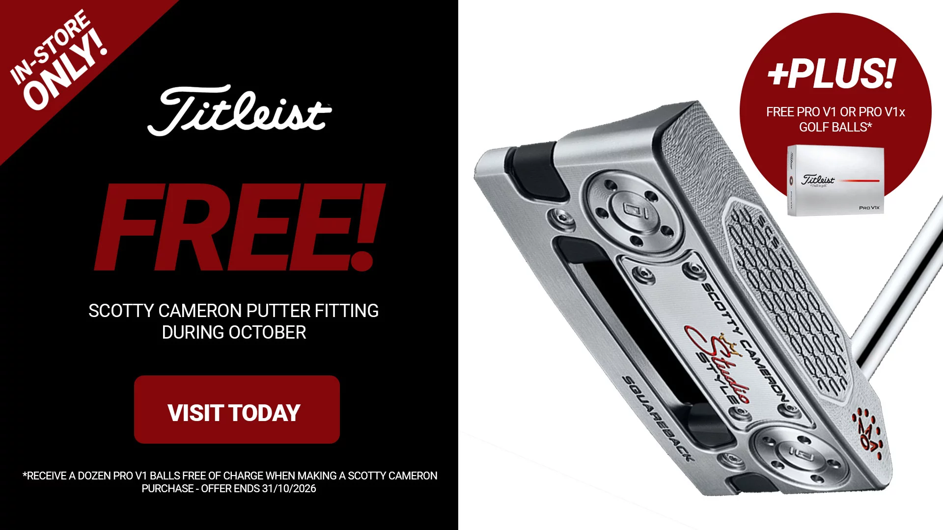 Titliest Month - Scotty Cameron Free Fitting