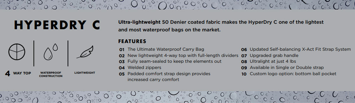 callaway hyper dry c waterproof stand bag 2020