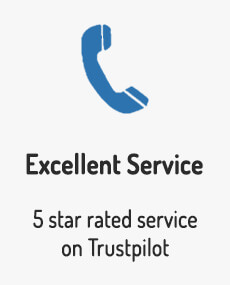 We are passionate in providing the best service possible to all of our customers and are rated 5 stars on Trust Pilot