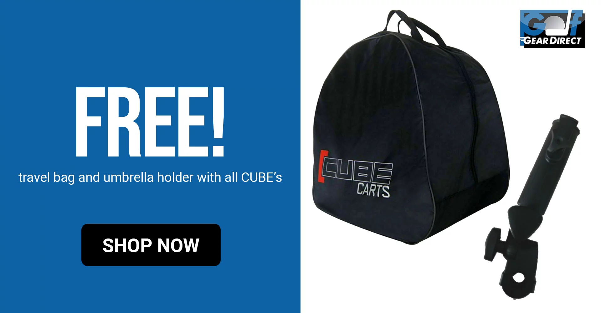 CUBE Free Travel Bag Umbrella Holder